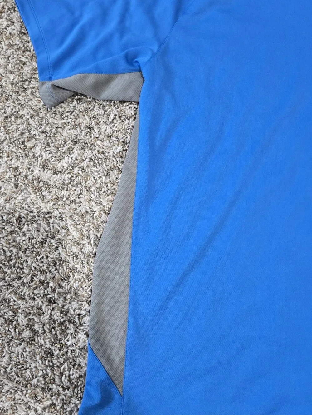 The North Face Shirt Mens XXL Blue VaporWick Polo Short Sleeve